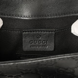 Gucci Black Guccissima Mini Emily Shoulder Bag