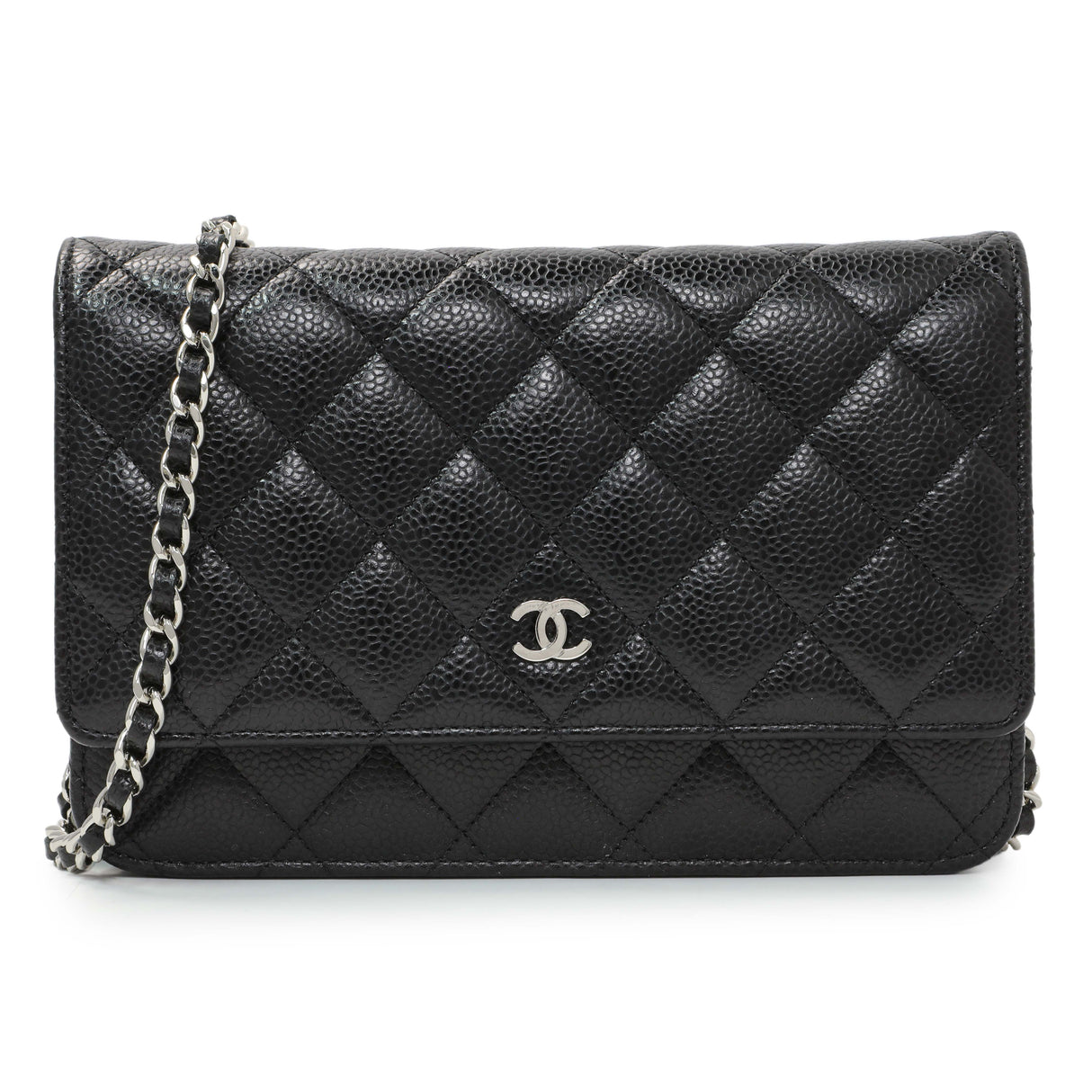 -6 items Mon. Aug 17 ⬆️- Chanel Black Quilted Caviar Wallet On Chain Handbags Chanel