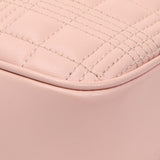 Burberry Pink Quilted Calfskin Lola Camera Bag Handbags Burberry