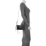 Balenciaga Black Agneau Classic Hardware Nano City Handbags Balenciaga