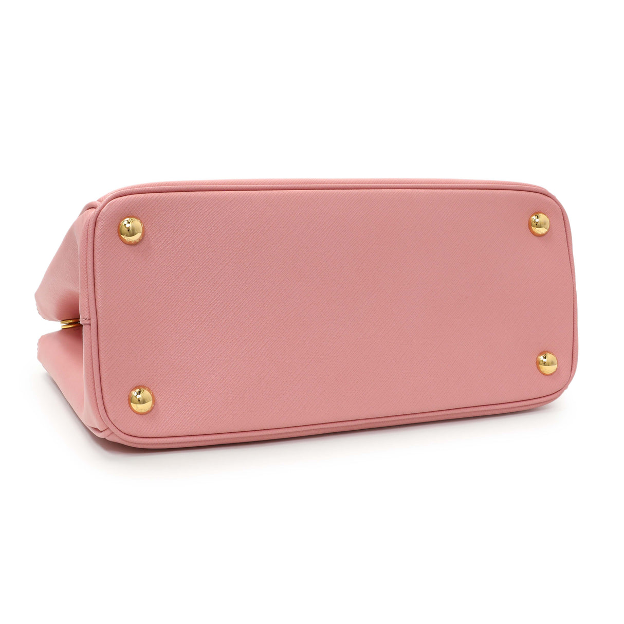 Prada Pink Saffiano Small Galleria Double Zip Tote Handbags Prada