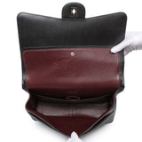 Chanel Black Quilted Caviar Maxi Double Flap Handbags Chanel