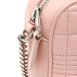 Burberry Pink Quilted Calfskin Lola Camera Bag Handbags Burberry