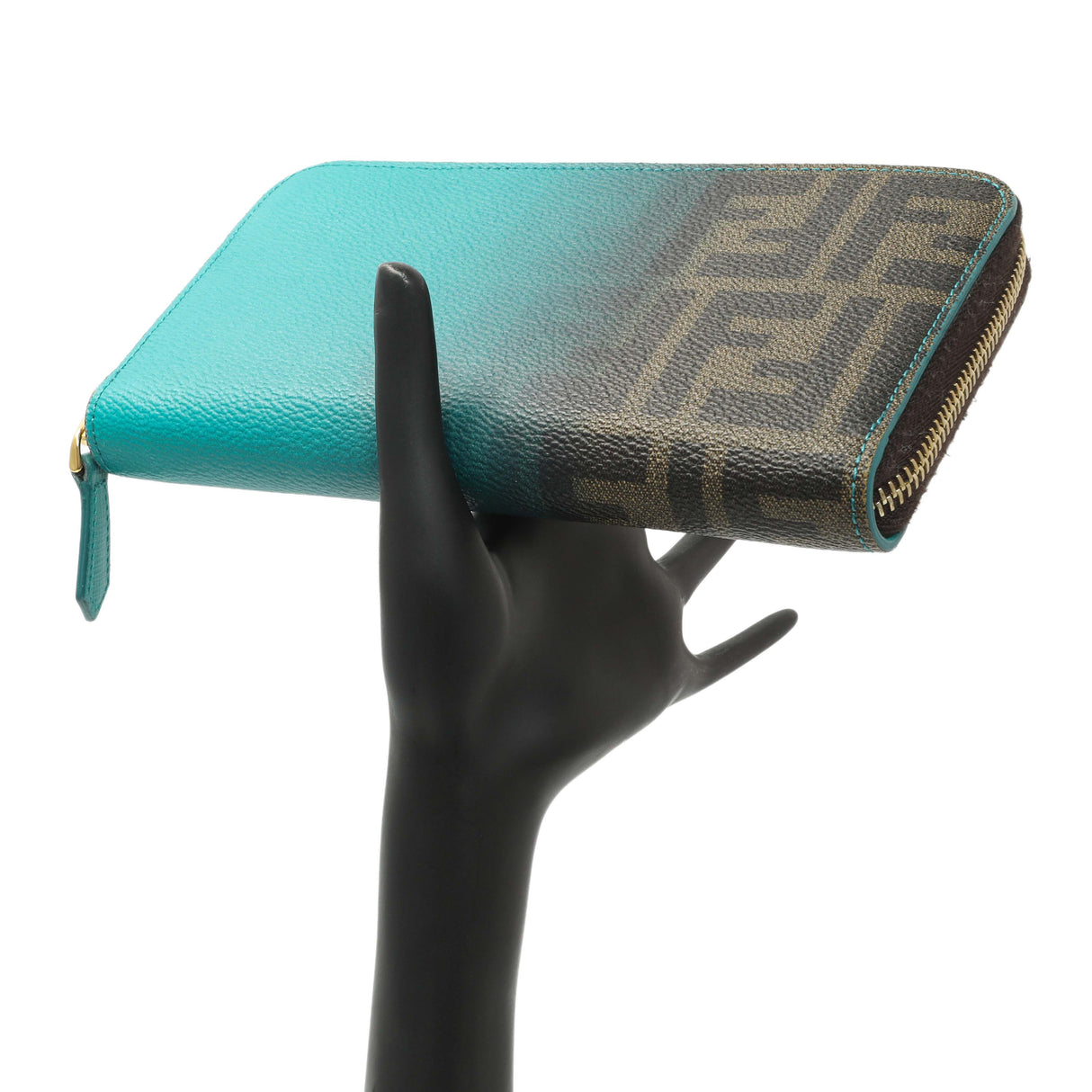 Fendi Zucca Zip Around Wallet Accessories Fendi