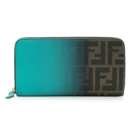 Fendi Zucca Zip Around Wallet Accessories Fendi