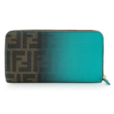 Fendi Zucca Zip Around Wallet Accessories Fendi