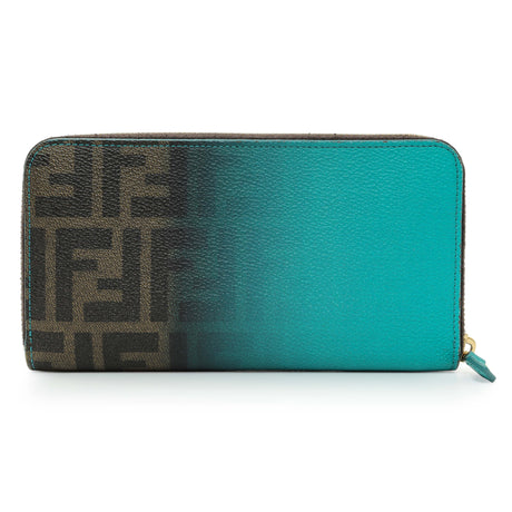 Fendi Zucca Zip Around Wallet Accessories Fendi
