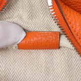 Hermes Orange Taurillon Clemence Victoria II 35 Handbags Hermes