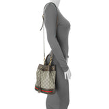 Gucci GG Supreme Monogram Web Small Ophidia Bucket Bag Handbags Gucci