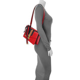 Gucci Hibiscus Red Calfskin Small Sylvie Shoulder Bag Handbags Gucci