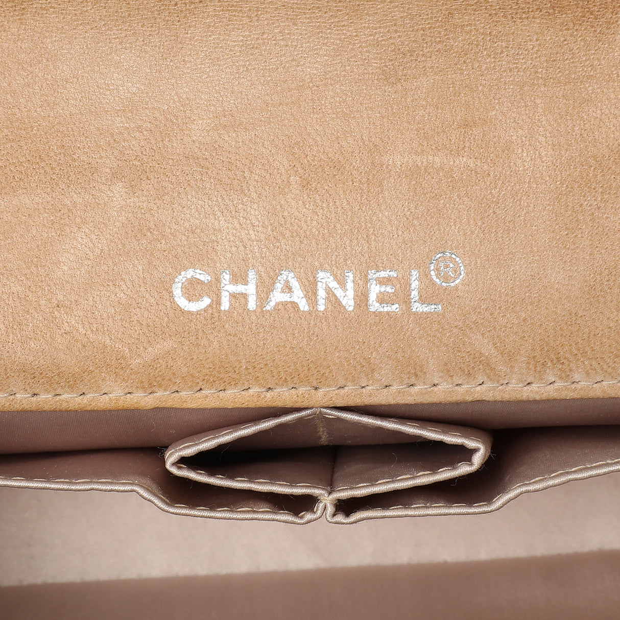 Chanel Beige Nylon Travel East West Flap