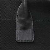 Saint Laurent Black Linen Calfskin Rive Gauche Tote Handbags Saint Laurent