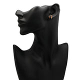 Hermes Rose Gold Black Lacquer Pop H Earrings Designer Jewellery Hermes