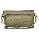 Gucci Monogram Coated Canvas Double Pocket Belt Bag Handbags Gucci