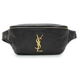 Saint Laurent Black Grain De Poudre Monogram Belt Bag Handbags Saint Laurent