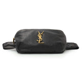 Saint Laurent Black Grain De Poudre Monogram Belt Bag Handbags Saint Laurent