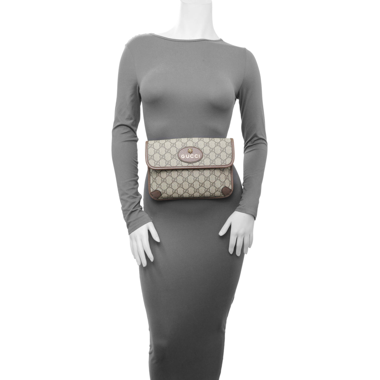Gucci GG Supreme Monogram Neo Vintage Web Belt Bag Handbags Gucci