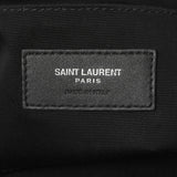 Saint Laurent Black Canvas Cassandre Monogram Belt Bag