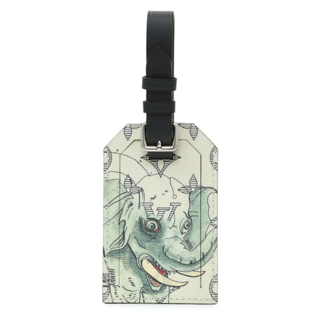Louis Vuitton Savane Monogram Elephant Chapman Luggage Tag Accessories Louis Vuitton