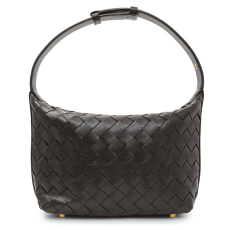 Bottega Veneta Brown Nappa Intrecciato Mini Wallace Handbags Bottega Veneta