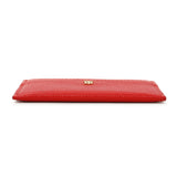 Burberry Red Calfskin Card Holder Accessories Burberry