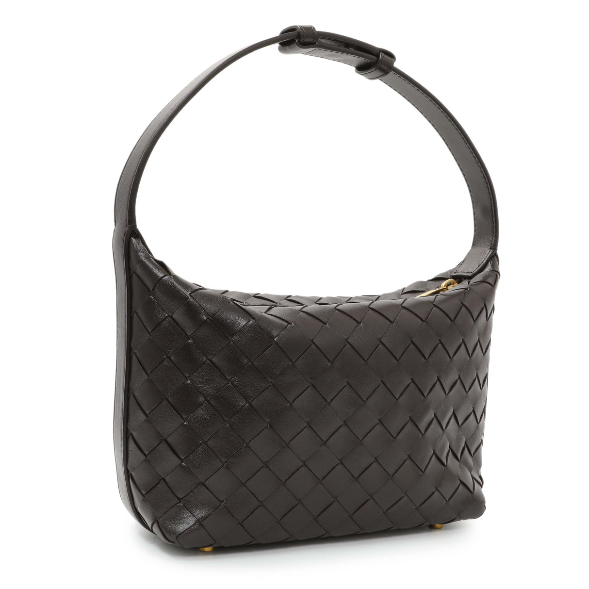 Bottega Veneta Brown Nappa Intrecciato Mini Wallace Handbags Bottega Veneta