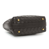 Bottega Veneta Brown Nappa Intrecciato Mini Wallace Handbags Bottega Veneta