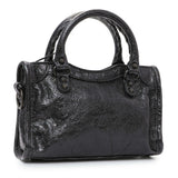 Balenciaga Black Agneau Classic Hardware Nano City Handbags Balenciaga