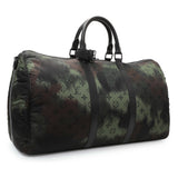 Louis Vuitton Nylon Monogram Camouflage Keepall 50 Bandouliere
