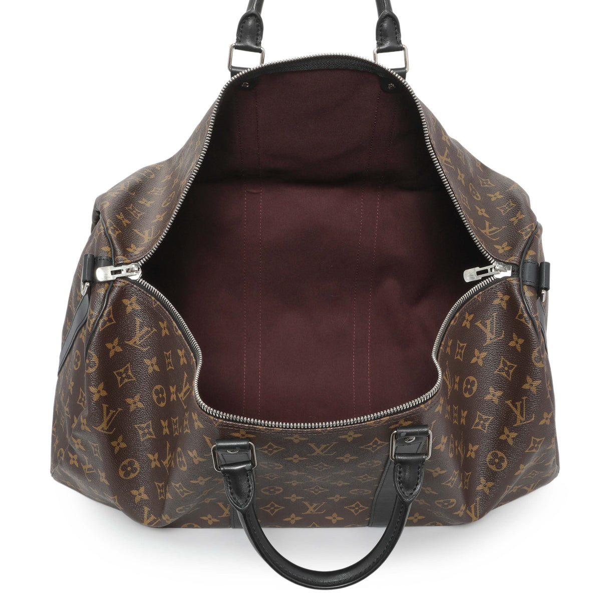 Louis Vuitton Monogram Macassar Keepall 55 Bandouliere Handbags Louis Vuitton