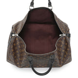 Louis Vuitton Monogram Macassar Keepall 55 Bandouliere Handbags Louis Vuitton