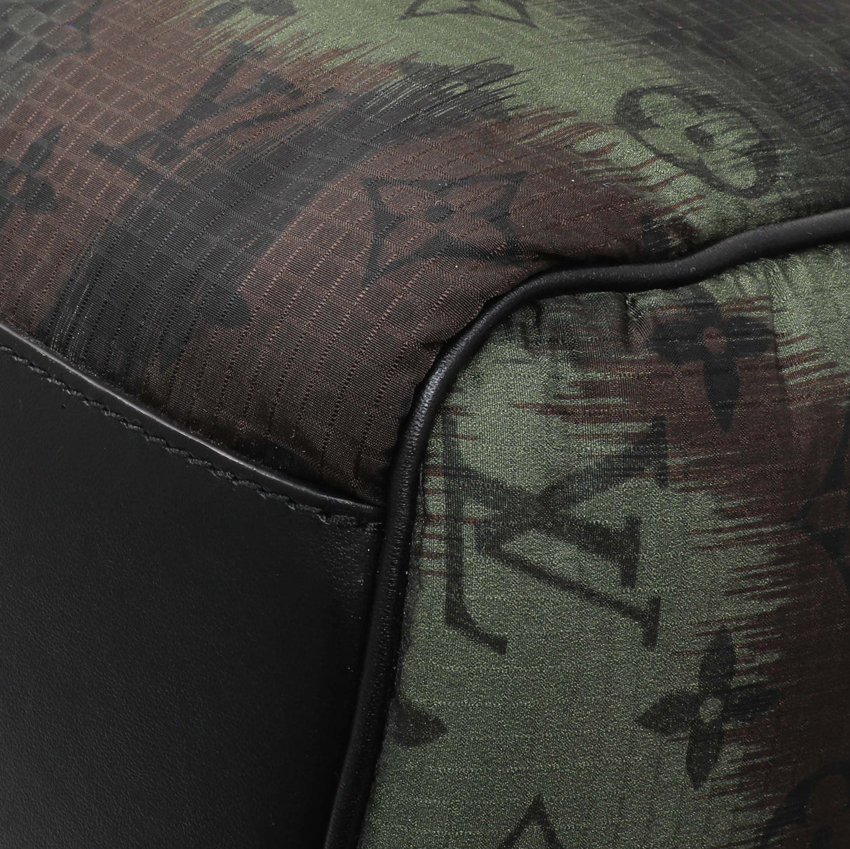 Louis Vuitton Nylon Monogram Camouflage Keepall 50 Bandouliere