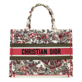 Christian Dior Butterfly Print Embroidered Medium Book Tote Handbags Christian Dior