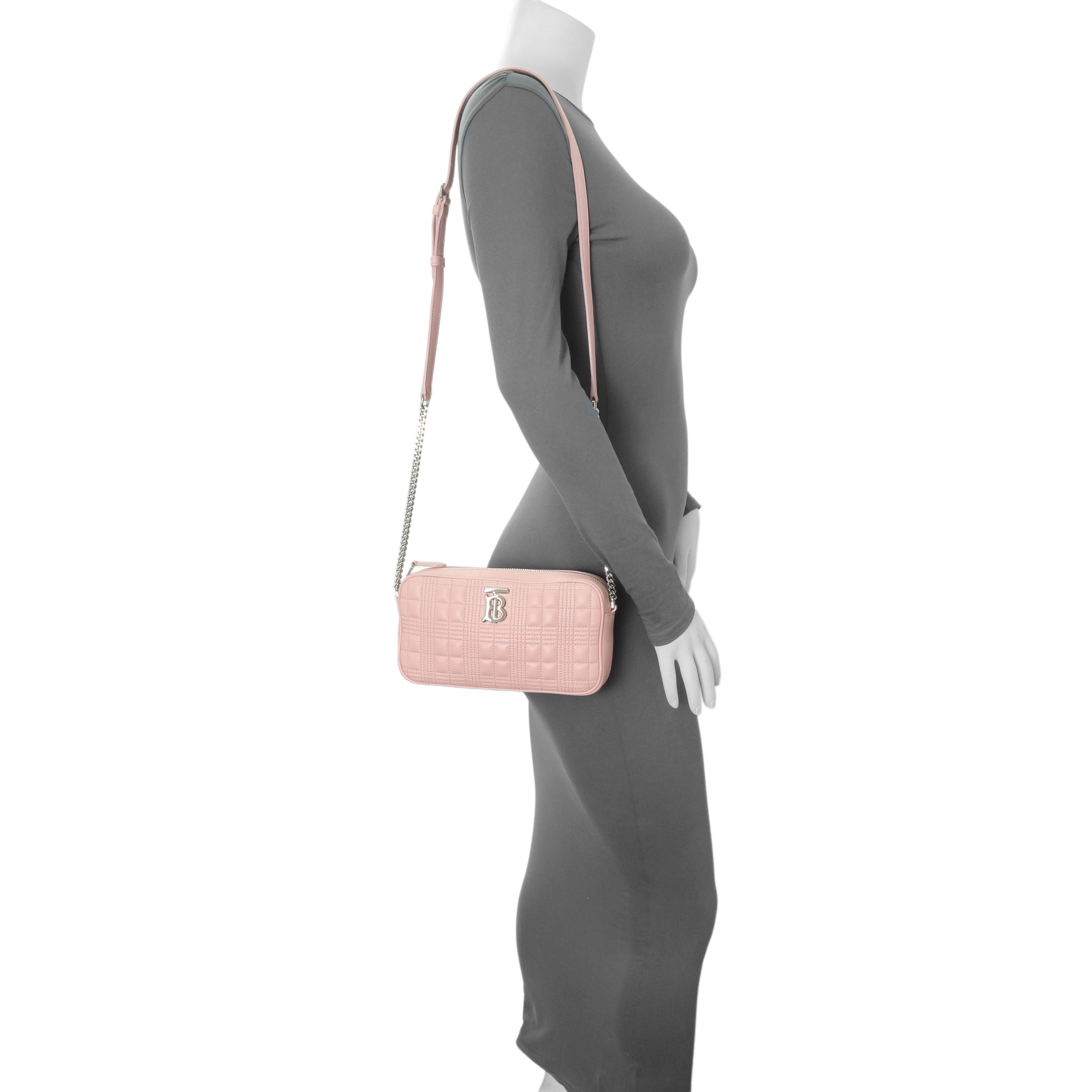 Burberry Pink Quilted Calfskin Lola Camera Bag – Modaselle