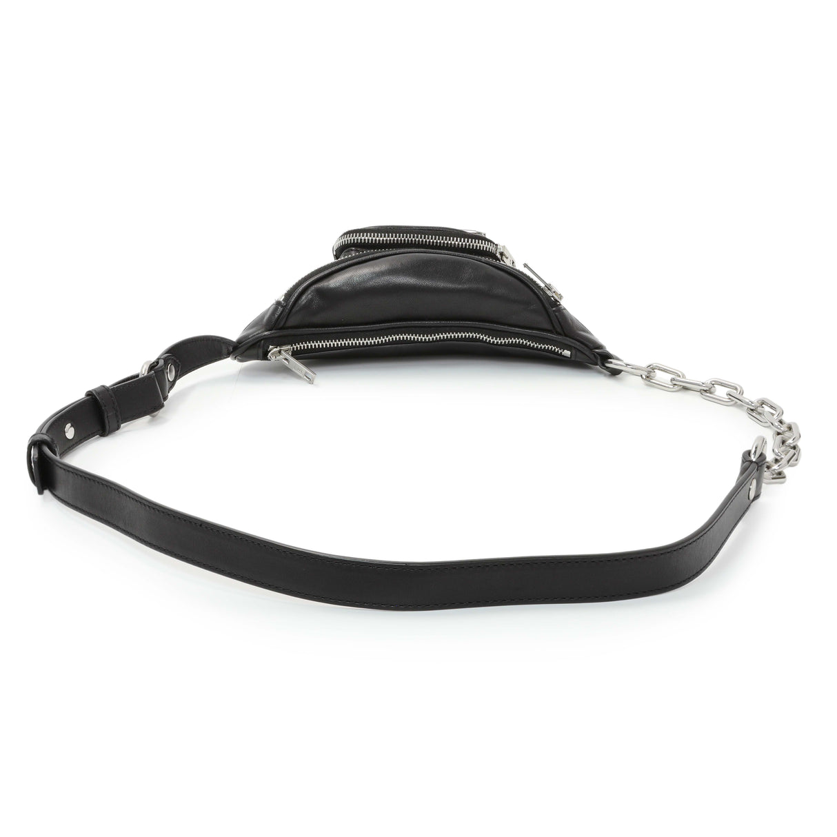 Alexander Wang Black Lambskin Mini Attica Belt Bag Handbags Alexander Wang