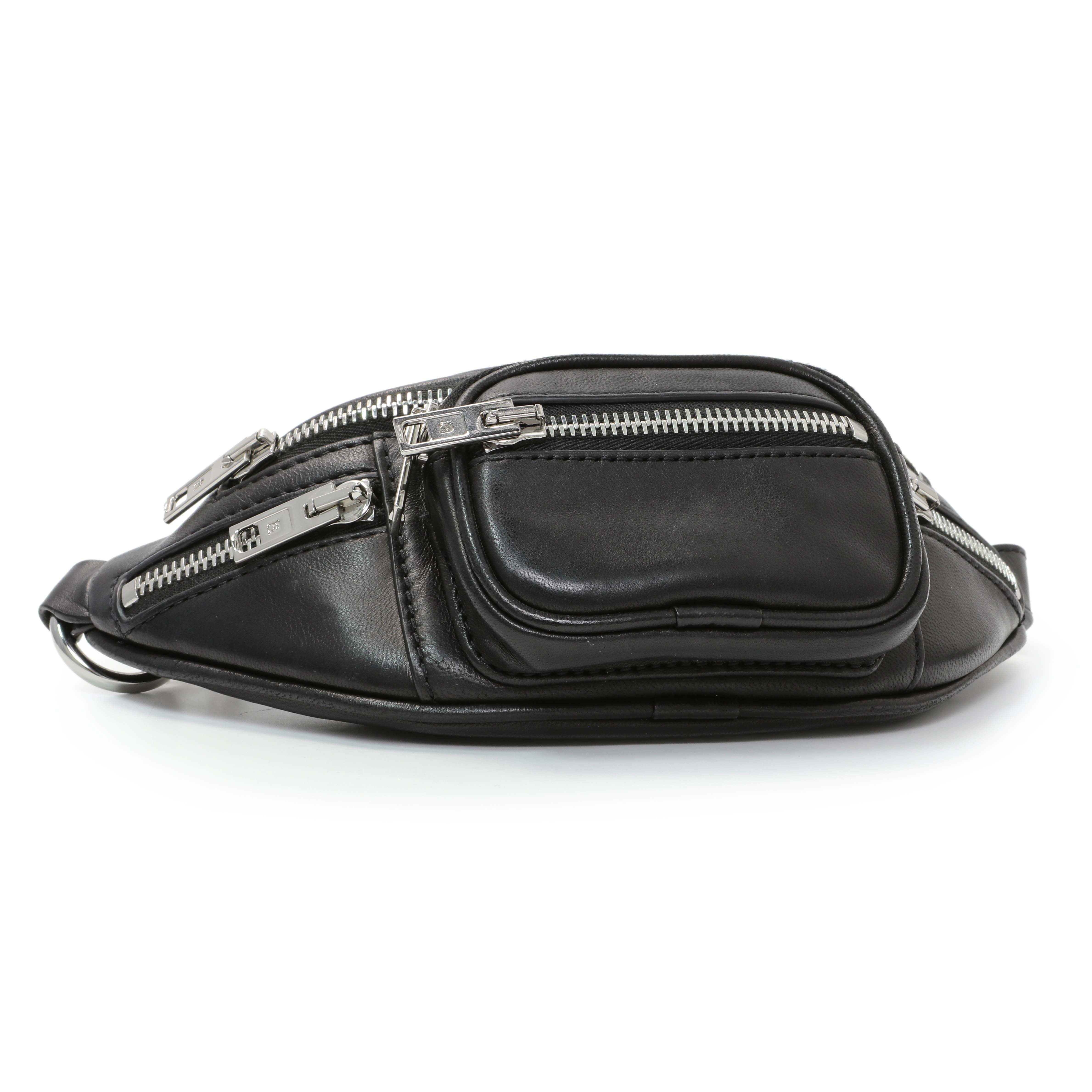 Alexander Wang Black Lambskin Mini Attica Belt Bag – Modaselle