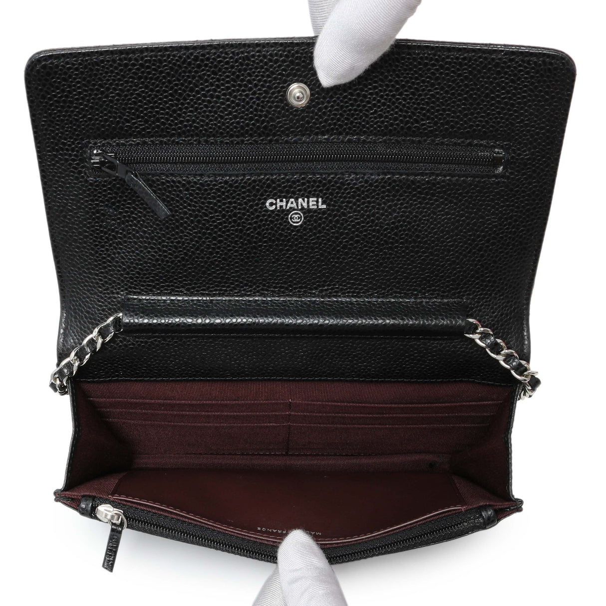 -6 items Mon. Aug 17 ⬆️- Chanel Black Quilted Caviar Wallet On Chain Handbags Chanel