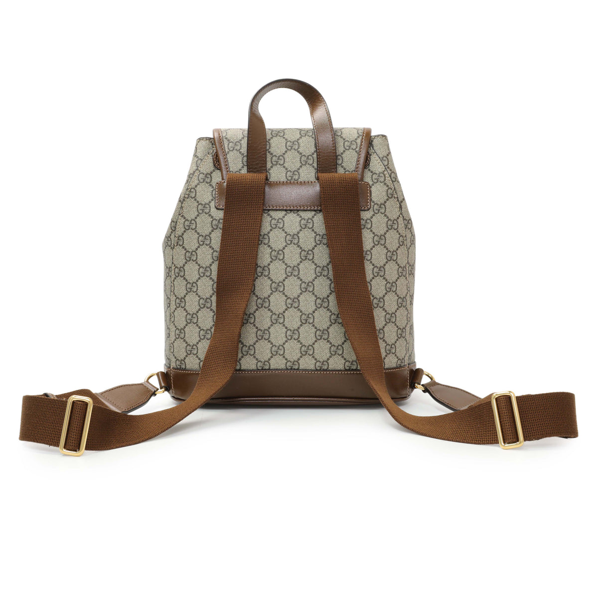 Gucci GG Supreme Monogram Azalea Calfskin Retro Interlocking G Buckle Backpack Handbags Gucci