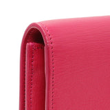 Saint Laurent Fuchsia Calfskin Monogram Large Belle De Jour Clutch Handbags Saint Laurent