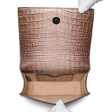 Alexander McQueen Crocodile Embossed Jeweled Satchel Handbags Alexander McQueen