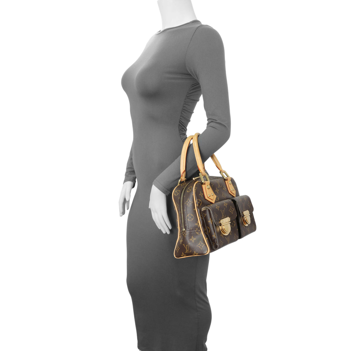 Louis Vuitton Monogram Manhattan PM Handbags Louis Vuitton