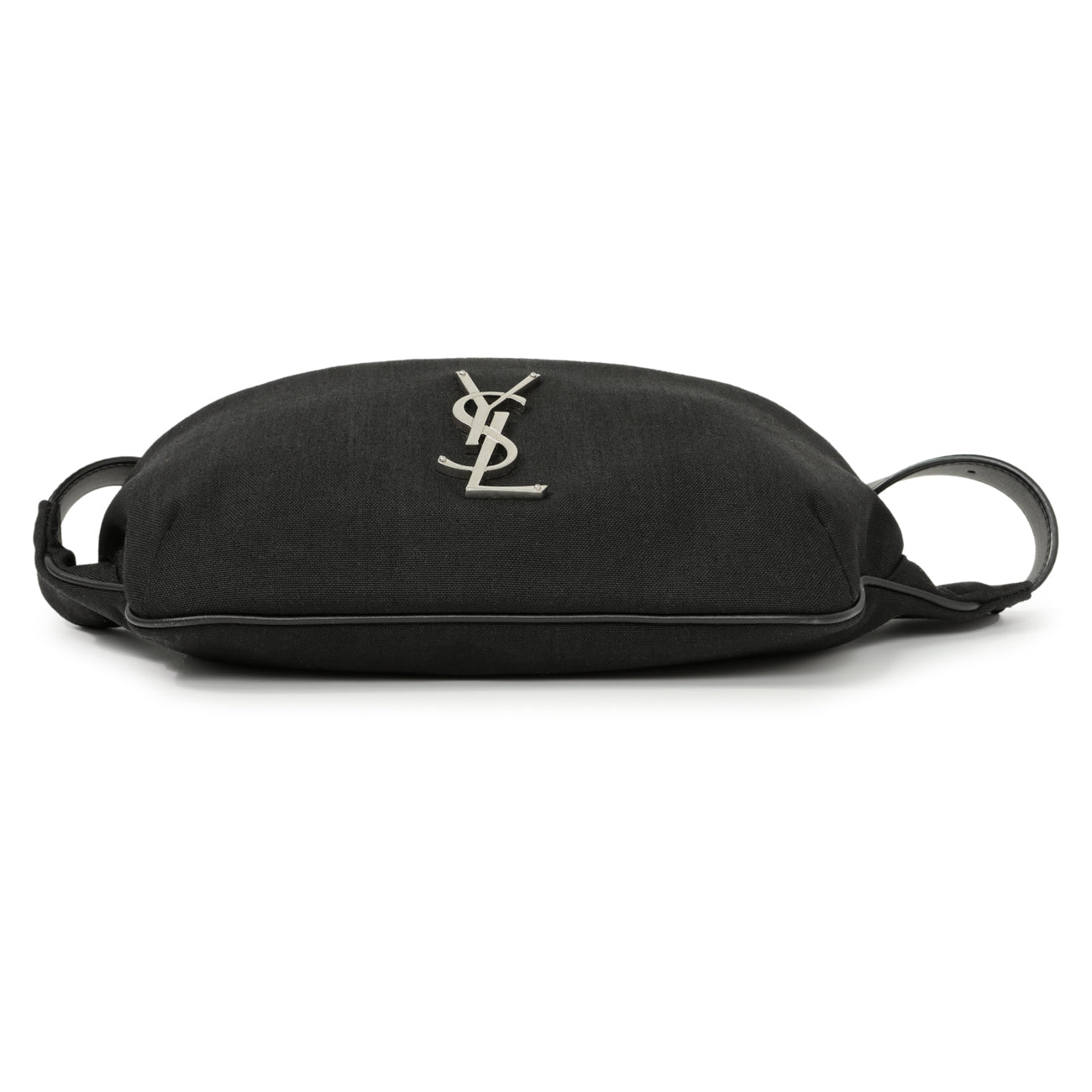 Saint Laurent Black Canvas Cassandre Monogram Belt Bag Saint Laurent Black Canvas Cassandre Monogram Belt Bag