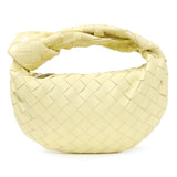 Bottega Veneta Pale Yellow Nappa Intrecciato Mini Jodie