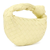 Bottega Veneta Pale Yellow Nappa Intrecciato Mini Jodie