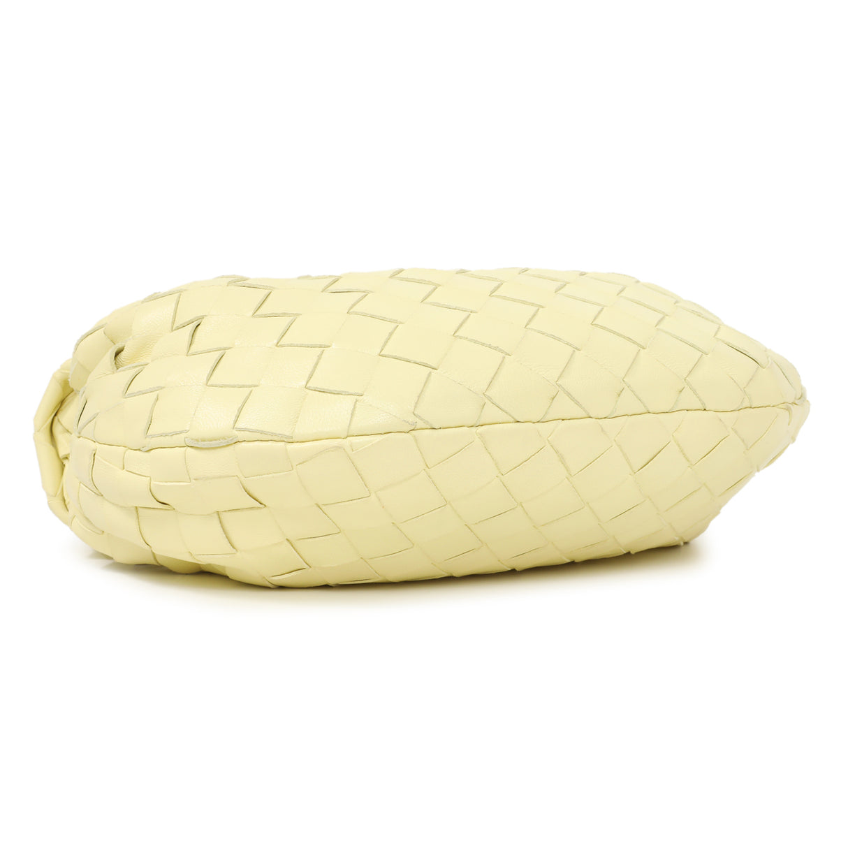 Bottega Veneta Pale Yellow Nappa Intrecciato Mini Jodie