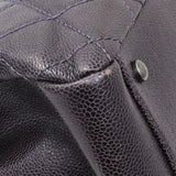 Chanel Purple Iridescent Caviar Quilted Chic Shopping Tote Handbags Chanel