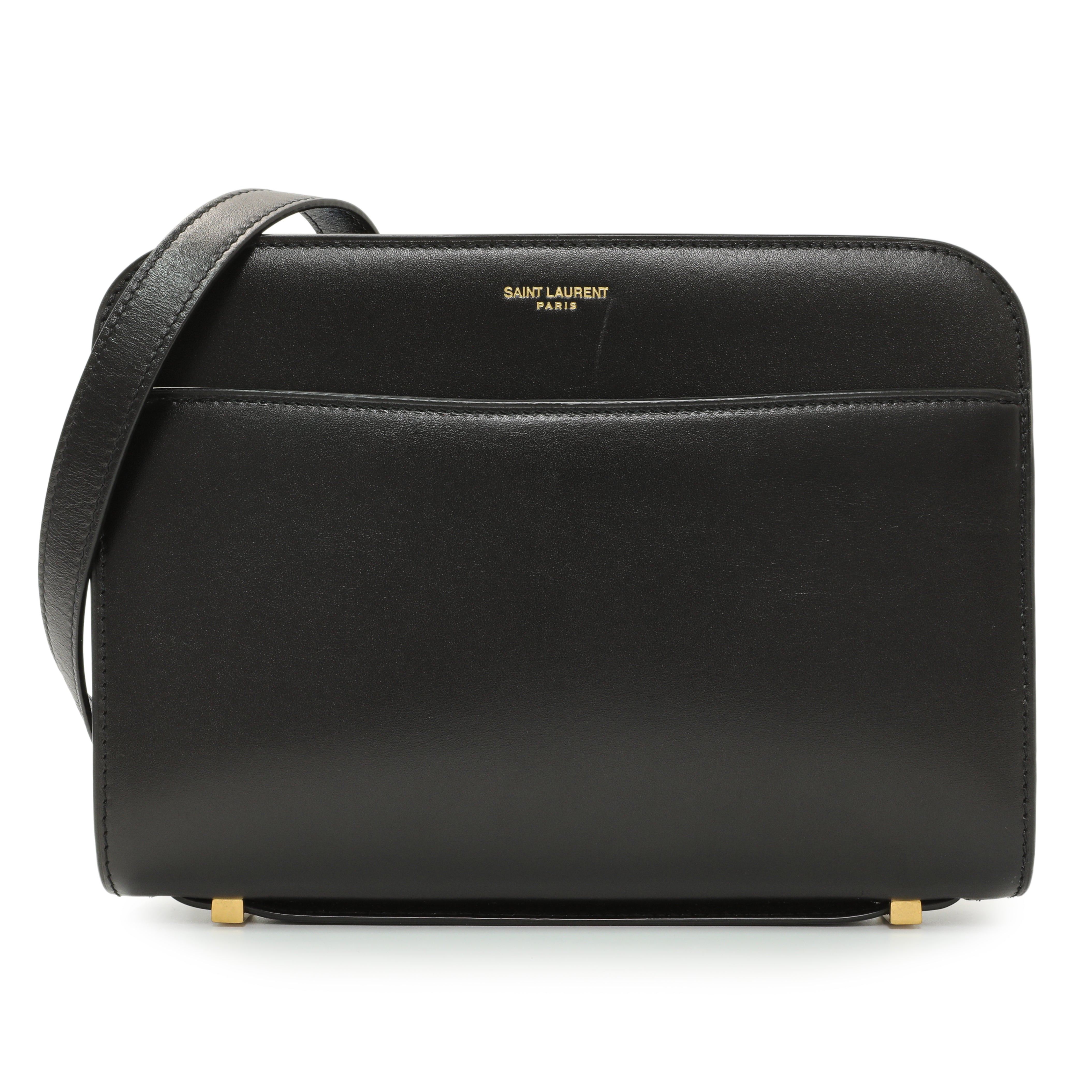 Saint Laurent Black Calfskin Reverse Satchel – Modaselle