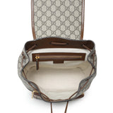 Gucci GG Supreme Monogram Azalea Calfskin Retro Interlocking G Buckle Backpack Handbags Gucci