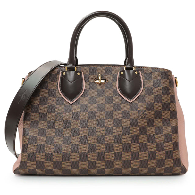 Louis Vuitton Cuir Taurillon Damier Ebene Normandy Magnolia Handbags Louis Vuitton