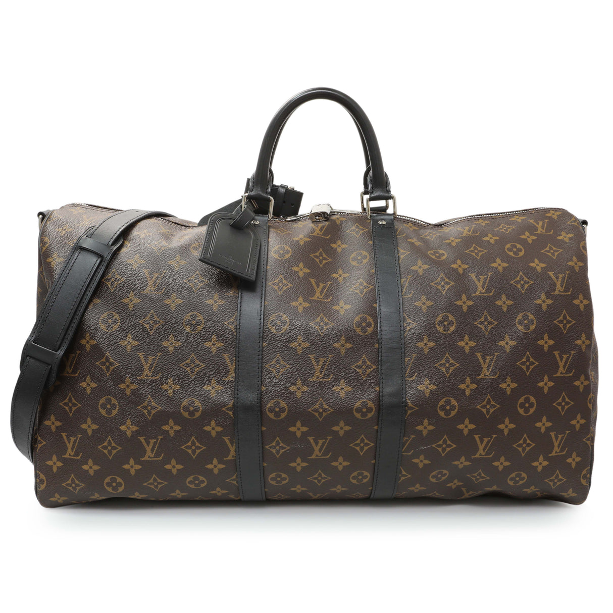 Louis Vuitton Monogram Macassar Keepall 55 Bandouliere Handbags Louis Vuitton